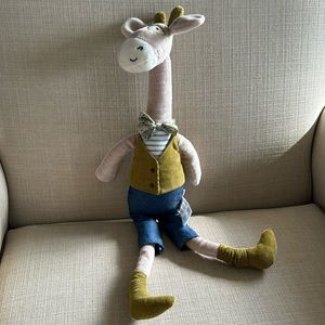 Anthropologie stuffed giraffe